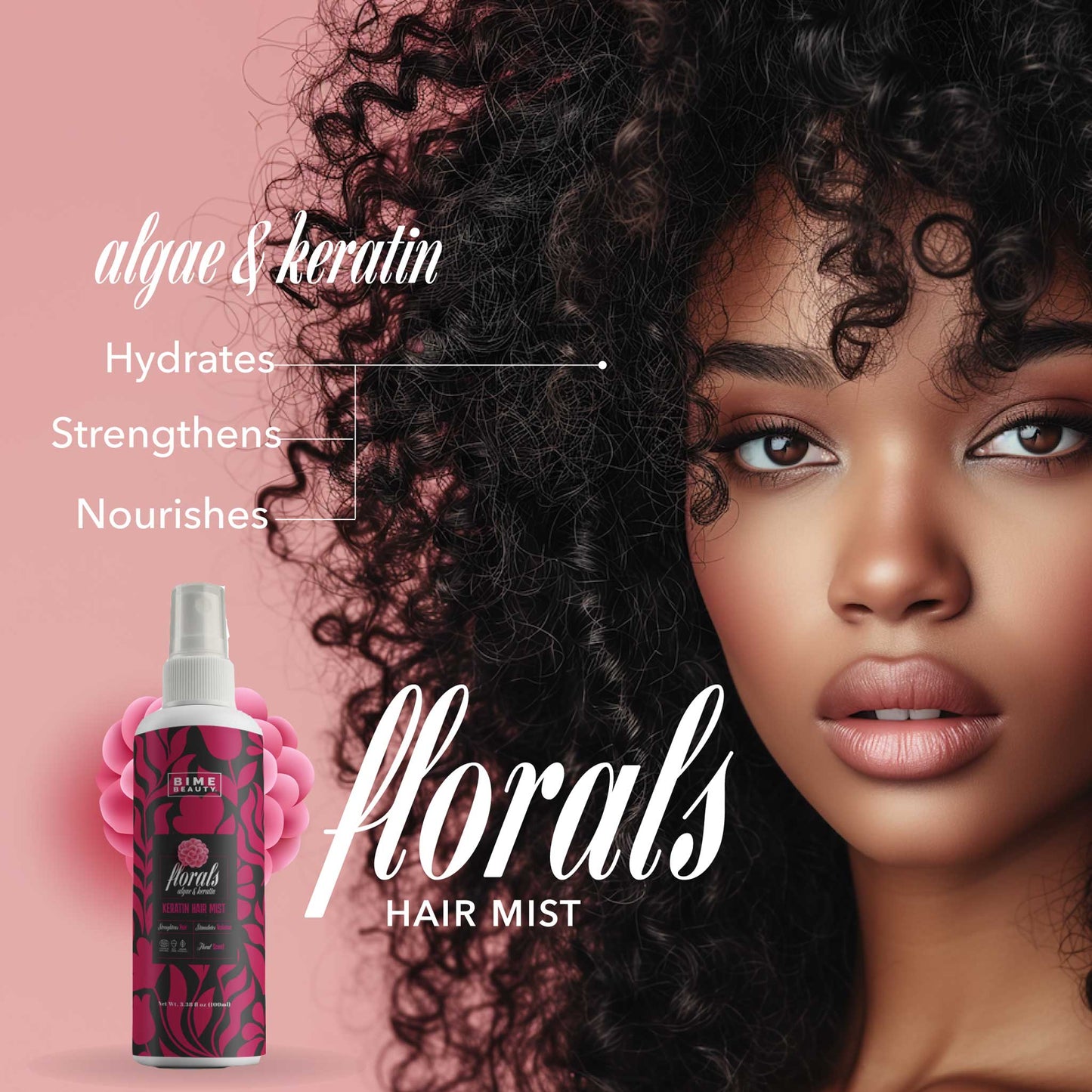 Florals Algae & Keratin Hair Mist