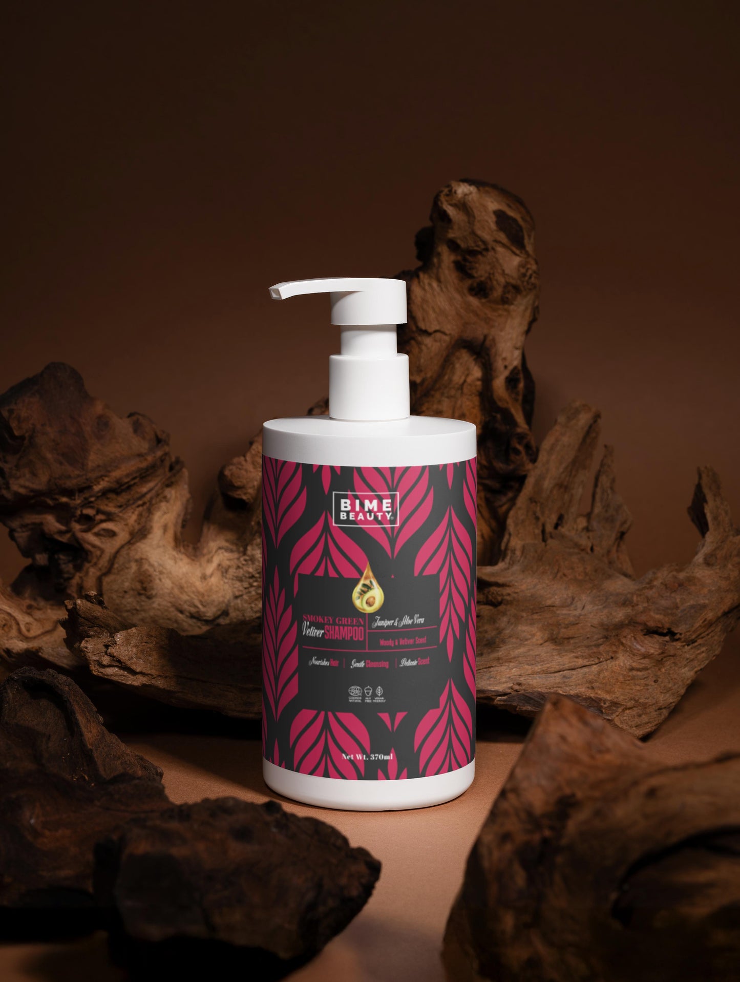 Smoky Green Vetiver Shampoo - Juniper & Aloe Vera