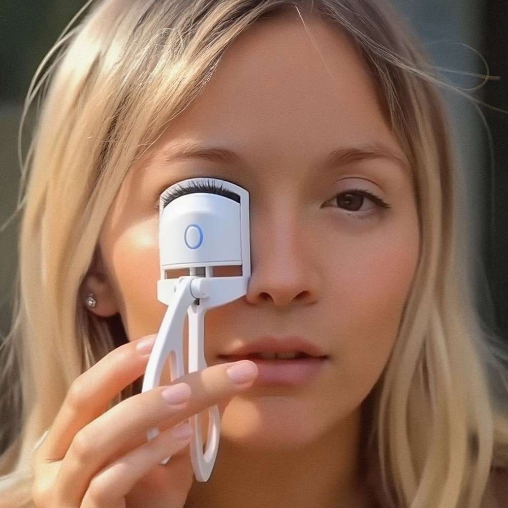 The Complete Eye & Hair Perfection Bundle: Tyche Brush & Electric Eyelash Curler