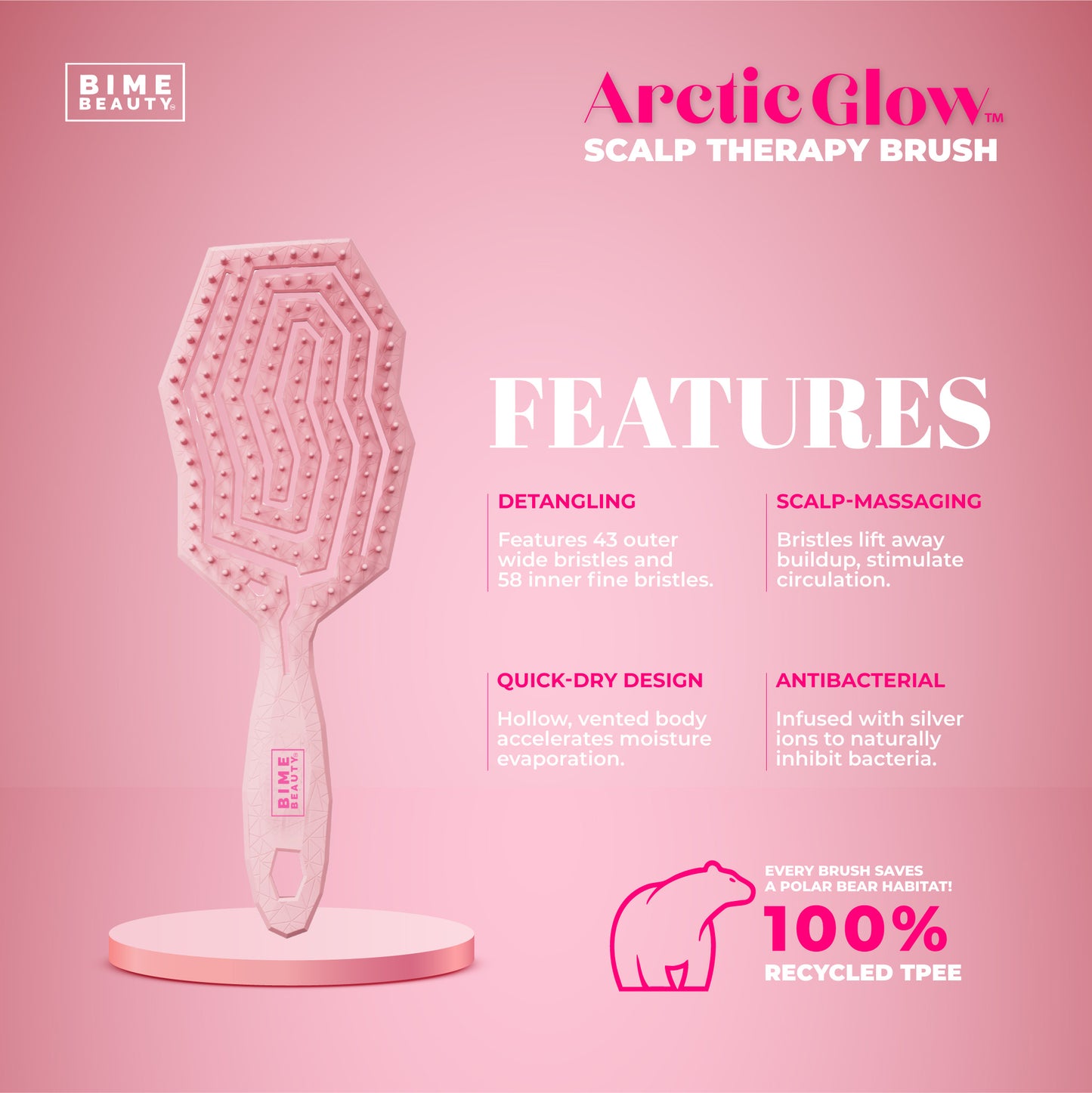 ArcticGlow™ Scalp Therapy Brush