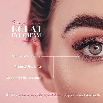 Éclat Escargot Lumière Vibrating Eye Cream