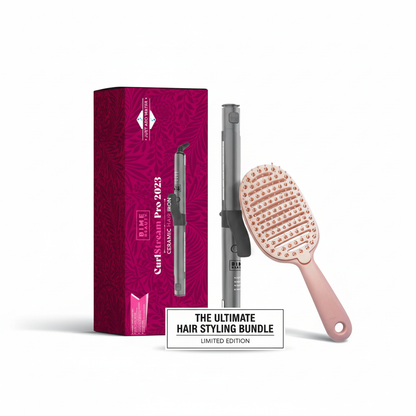 Ultimate Hair Styling Bundle: CurlStream Pro & Tyche Brush