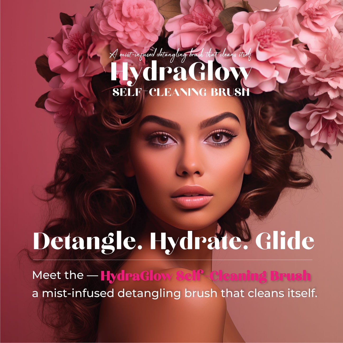HydraGlow™ Self-Cleaning Brush