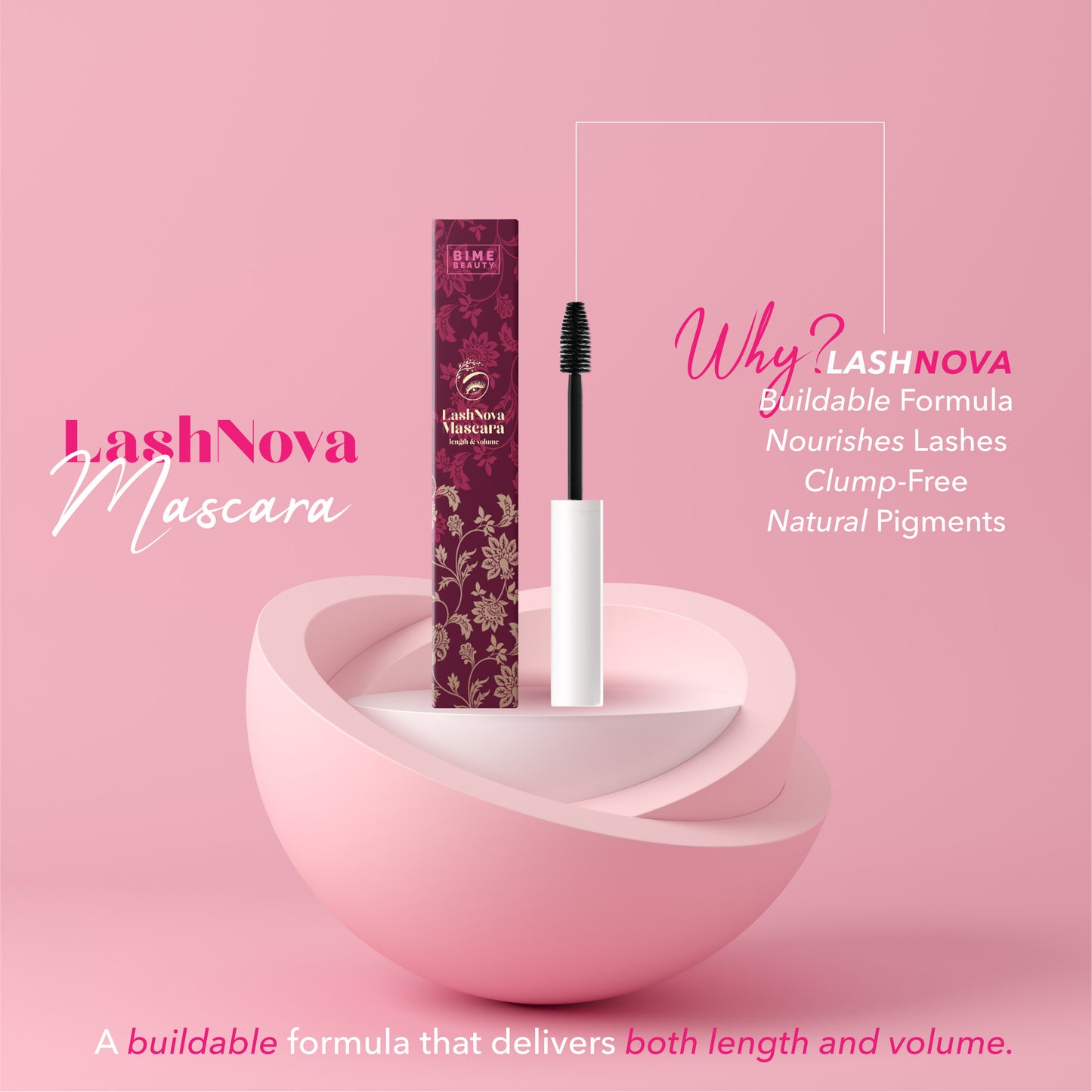 LashNova™ Lengthening & Volumizing Mascara