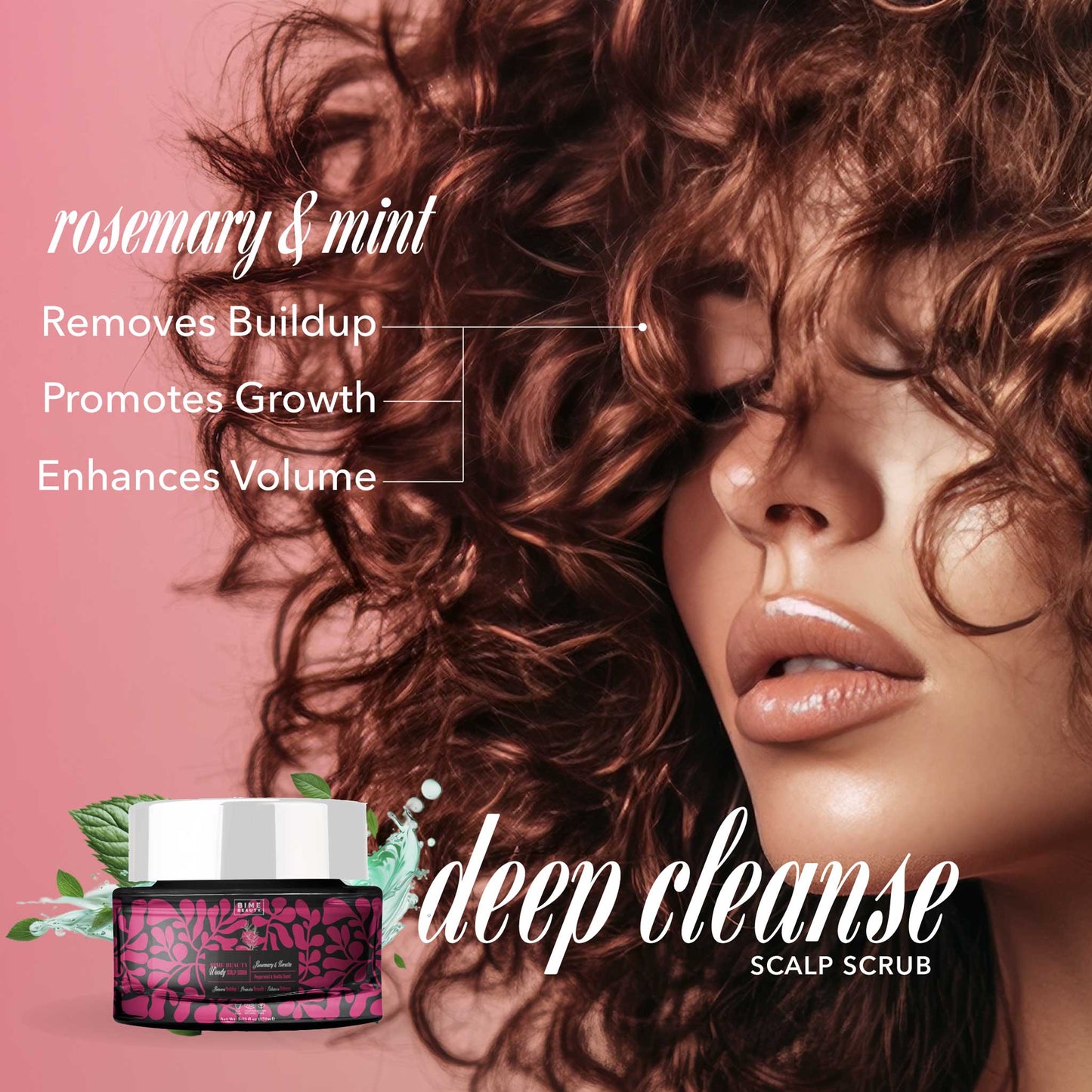 Deep Cleanse Scalp Scrub, Rosemary & Mint