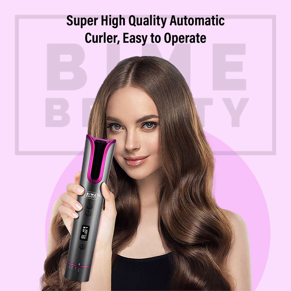 Wireless Automatic USB Charging Rotary Hair Curler